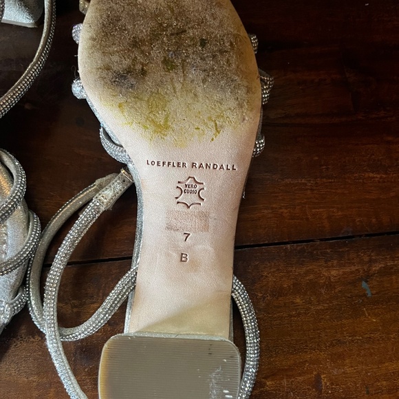 Loeffler Randall Mikel crystal embellished suede sandals - Picture 6 of 10